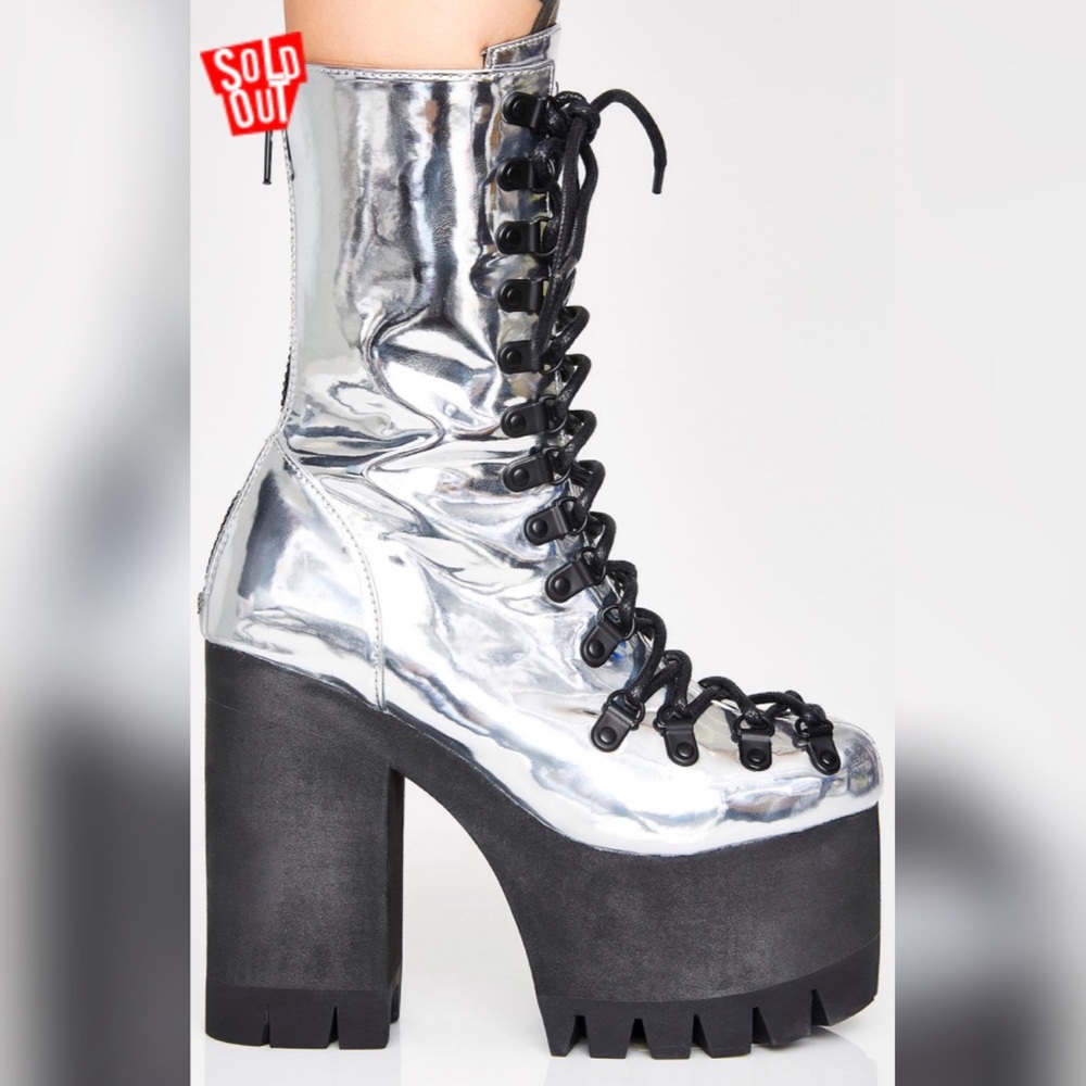 SOLD Club Exx Titanium Ice Platform Boots